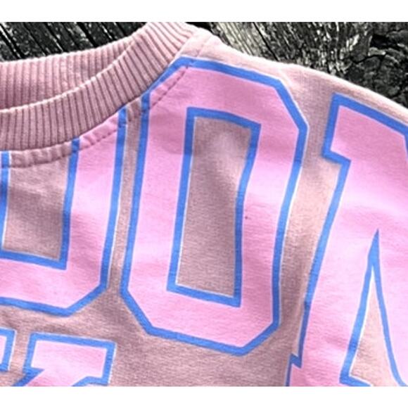 Zara‎ Baby Girl Mauve London UK Graphic Long Sleeve Tee 6-9M 74cm Cotton - Picture 5 of 5